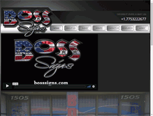 Tablet Screenshot of bosssigns.com